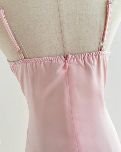 ロングストラップフィットドレス