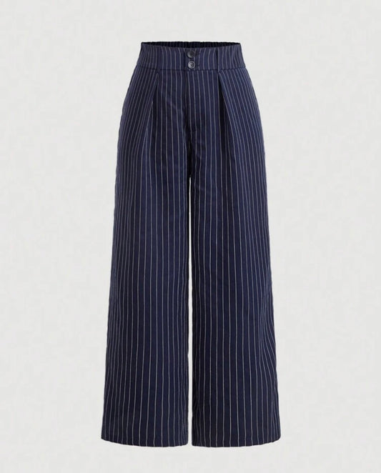 Charvi Plus Size Wide Straight Pants